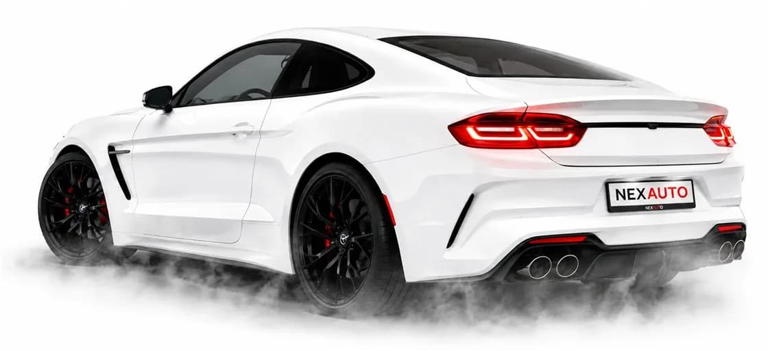 Білий автомобіль NexAuto